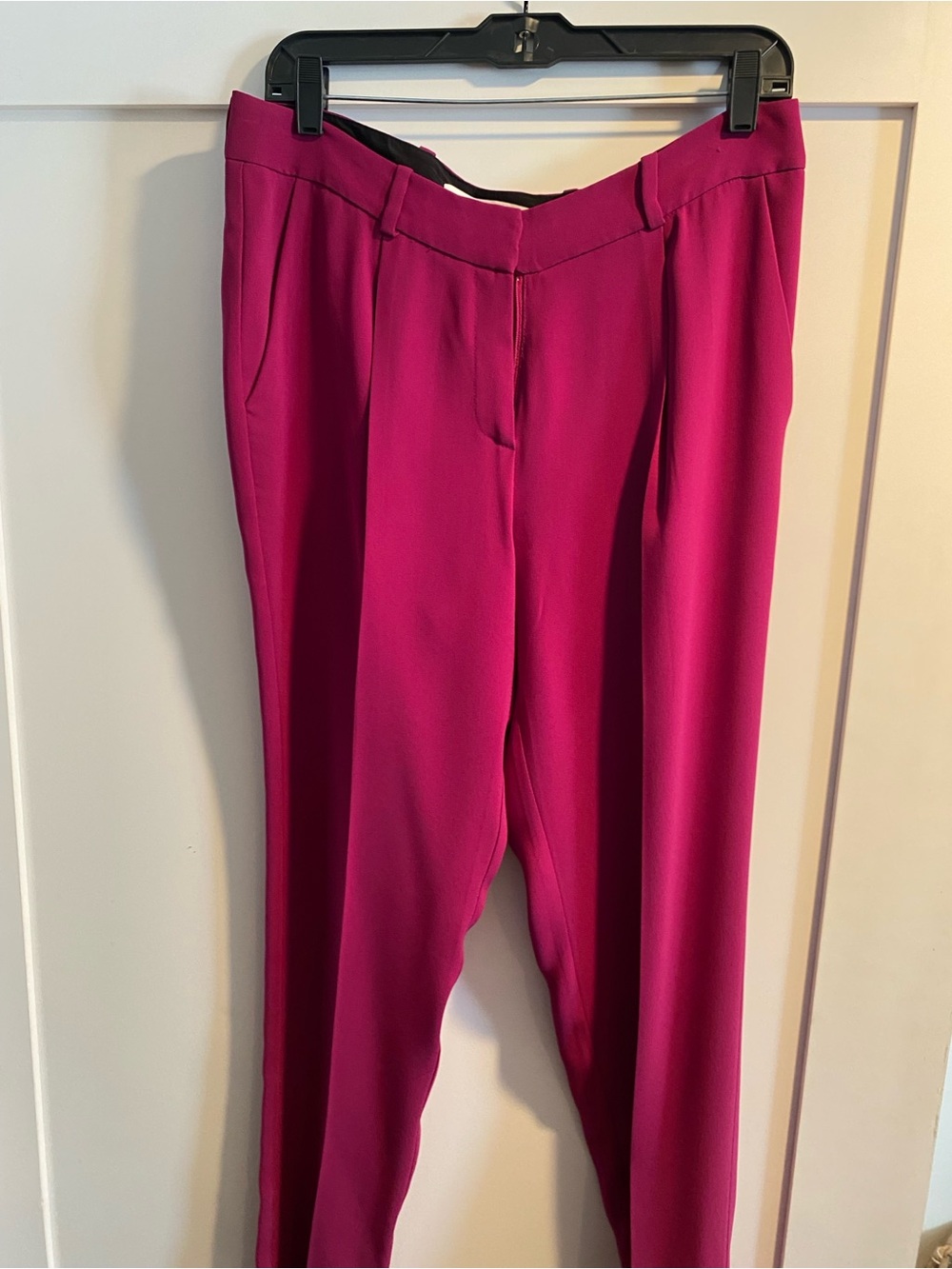 Diane von Furstenberg Relaxed Fit Trousers | Magenta